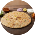 PANNEER CHEESE VEGGIE PARATHA