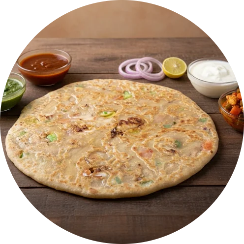 Panneer Cheease Veggie Paratha PANNEER CHEESE VEGGIE PARATHA