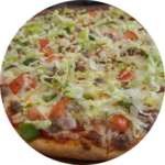BEEF TACO PIZZA